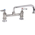 T&S Brass Faucet, 8"Deck , 10"Spt, Leadfree B-0220-061X